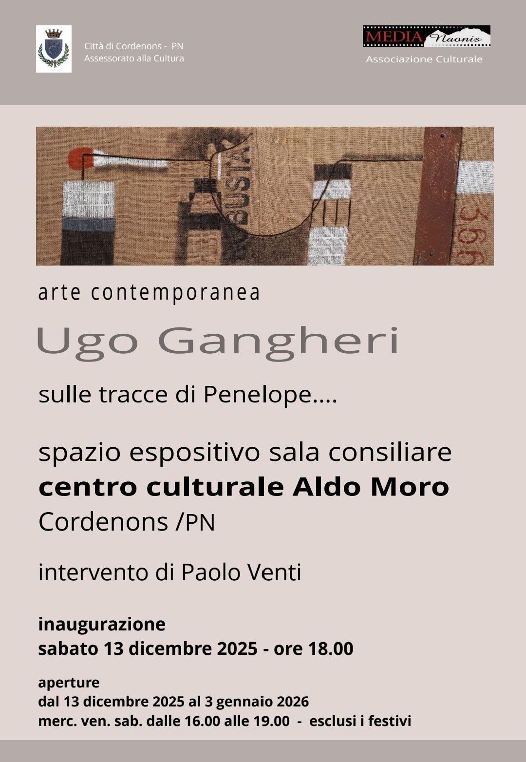 Ugo Gangheri "sulle tracce di Penelope...."